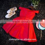 Girls High Quality Stain Princess Dance Flower Girls Wedding Dress Children First Christmas Party Dress thumbnail-1