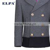 ELPA 2015 Style Double Breasted Wool Material Overcoat Short Style Warm Boy Gray Kids Winter Dress Wool Coat thumbnail-5