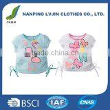 Baby Girls Round Neck Printed T-shirts thumbnail-2