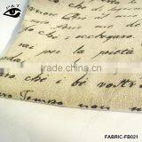 Casual Franch Letter Printed Zakka Fabric Linen&Cotton Fabric Household DIY Patchwork Textile thumbnail-1