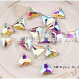 Y3270Crystal AB Stone Sew on Rhinestone Triangle Shape thumbnail-1