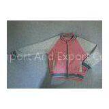 Pink Girls Baseball Jackets Outerwear Autumn Spring Jackets For Girls With Zip thumbnail-1