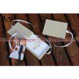 Linen USB Photo Stroage Gift Box With Elastic thumbnail-1