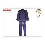 Multi Pocket Anti Static / Fire Resistant Coveralls XL / XXL For Autumn
