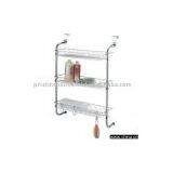 Home Furniture / Bathroom Accessory - Door Hanger With 3 Wire Basket thumbnail-1