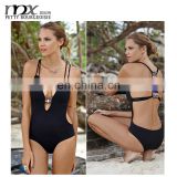 Wholesales women deep V sexy swimming suit