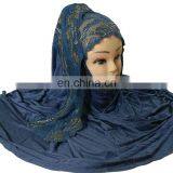 Women's Occasion Wear Hijab Scarf Dupatta / Latest 2017 Designs Headscarf / Islamic Wear Hijab Designs 2017 (scarves Scarf Stole thumbnail-1