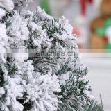 2017 New Big Size Tall Snowing White Christmas Tree Decorations Frosted Snow Artificial Christmas Trees Wholesale China thumbnail-4