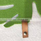 Graceful Leaf Shape Felt Fabric Table Dinner Mat thumbnail-7