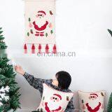 2018 New Design Wall Hanging Decorative Cotton Printing Embroider Tapestry With Tassels thumbnail-6
