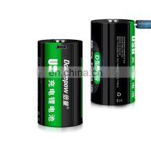 Customized Logo Rechargeable Usb Charging 9000mWh 1.5v d Cell Battery thumbnail-4