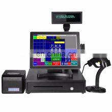 15 Inch Terminal Electronic Cash Register Cashier Machine Touch Screen Monitor Point Sale Terminals All In One Pos System thumbnail-2