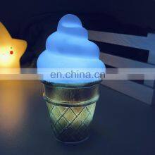 Ice Cream Night Light Desk Table Lamp, Kids Children Bedroom Lamp, Battery LED Table Lamp thumbnail-2