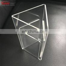 Triangular Leaflet Holder Acrylic Tabletop Menu Display