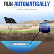 DC Solar Water Pump System Price 1HP 1.5HP 2HP Borehole Submersible Solar Powered Water Pump 3 Inch Brushless thumbnail-2