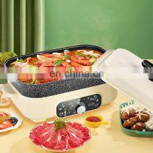 Electric Hot Pot Household Large Capacity 5L Non-stick Electric Hot Pot Frying and Frying One Dormitory Barbecue Multi-function thumbnail-4