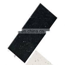 Black Quartz Stone Floor Tile