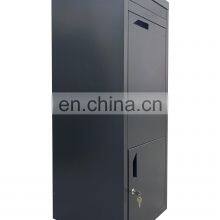 Wall Mounted Smart Metal Parcel Drop Box Galvanized Steel Apartment Mailbox thumbnail-2
