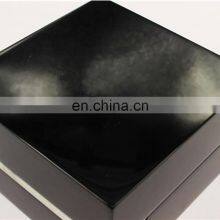 Оптовая продажа индивидуально изготовленных роскошных одностенных коробок для часов из дерева, покрытых черной глянцевой лаками thumbnail-3