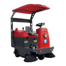 Explosion-proof Driving Sweeper Factory Industrial Workshop Sweeper Warehouse Battery Electric Garbage Collection Truck thumbnail-2