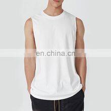 Running Bodybuilding Wear Wholesale Workout Singlet 100% Cotton Fitness Vest Custom Blank Tops Sleeveless Tank Top For Men thumbnail-3