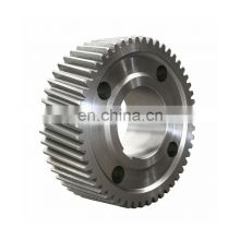 Factory Manufacture Vertical Lathe High Precision Custom 40Cr C45 42CrMo4 Big CNC Machining Parts Ring Helical Gear