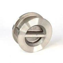 API 598 600#, Wafer, CF8 WCB Stainless Steel Wafer End Dual Plate Check Valve