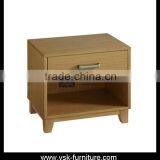 NI-147 Natural Color Ash Wood Bed Side Cabinet For Apartment thumbnail-1