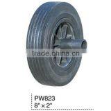 PW823 Hot Pushcart Solid Rubber Spoke Wheels 8" x 2" thumbnail-1
