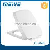 HL-045 MEIYE PP 450*362*60mm Rectangle Soft-closing Toilet Seat Cover Ramp Down Toilet Lid