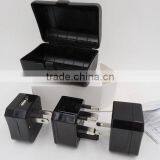 CE ROHS Approved USB Output:2.1A Worldwide Universal All-In-One AC Travel Adaptor Surge Protector AU UK EU UK thumbnail-5