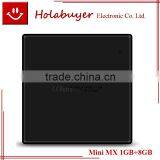 Holabuyer Mali-450 GPU Bluetooth 1GB RAM 8GB ROM Amlogic S905 Quad Core Wholesale Internet Wifi Mini MX TV Box Android 5.1 thumbnail-1