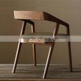 High Quality Wood Backrest Armrest Retro Relaxing Dining Room Chair Furniture thumbnail-3