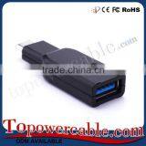 In Bulk Black USB-C to 3.1 USB-A Male To Female Adapter thumbnail-3