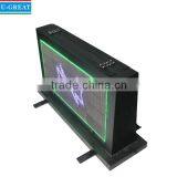 Outdoor Full Color Duoble Sided Willess Control LED Taxi Top Sign thumbnail-2