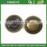 2015 New Arrival 25mm Fashion Antique Brass Metal Shank Button for Coats-M1666 thumbnail-3