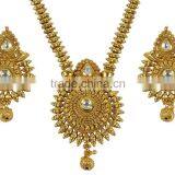 Gorgeous Indian Gold Plated Long Necklace Sets thumbnail-3