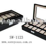 Faux Leather 12 Watches Box thumbnail-1