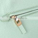 Super Soft Leather Fitness Bag,Spearmint Bag With Zippered Clutch Bag thumbnail-6