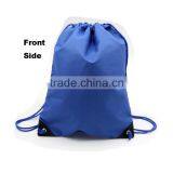 Blue 600D Durable Cheap Promotional Drawstring Backpack Quality Choice thumbnail-2
