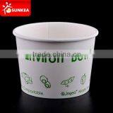 Compostable food grade paper hot soup cup