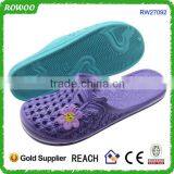 Wholesale Cheap Breathable Colorful Flower Decorated Women Eva Clogs Garden Shoes thumbnail-1