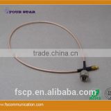 RG316 Cable Assembly with F Male Crimp to MCX Male Crimp Connector