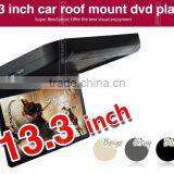 13.3inch Car Roof Mount Dvd Player Car Tft Lcd Roof Mounted Monitor tv Usb thumbnail-2