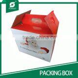 RECYCABLE PAPER BOX WITH HANDLE CUSTOM MADE thumbnail-1