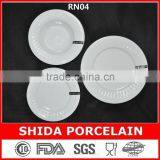 2015 New Super White Porcelain Embossed Plates thumbnail-3
