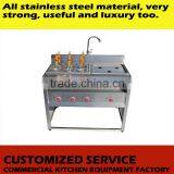 4+1 Free Standing Cooking Equipment Electric Pasta Cooker With Steamer thumbnail-2