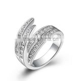 IN Stock Wholesale Gemstone Luxury Handmade Brand Women Metal Ring SKD0340