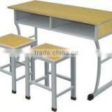 School double desks and chairs