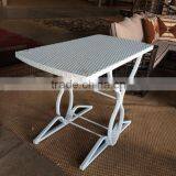 2015 NEW BULE OUTDOOR WICKER CUBE TABLE SET thumbnail-4